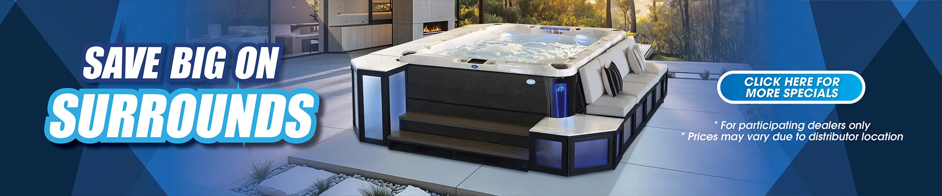 Calspas hot tub being used in a family setting - La Esmeralda